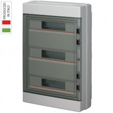 Πίνακας Επίτοιχος 3Σειρών 54Στοιχείων Στεγανός IP65 Γκρι EC62054E